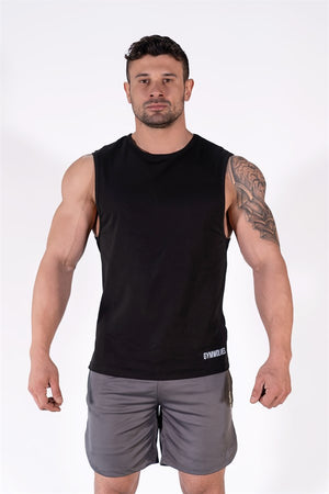 Tank Top Never Give Up Noir