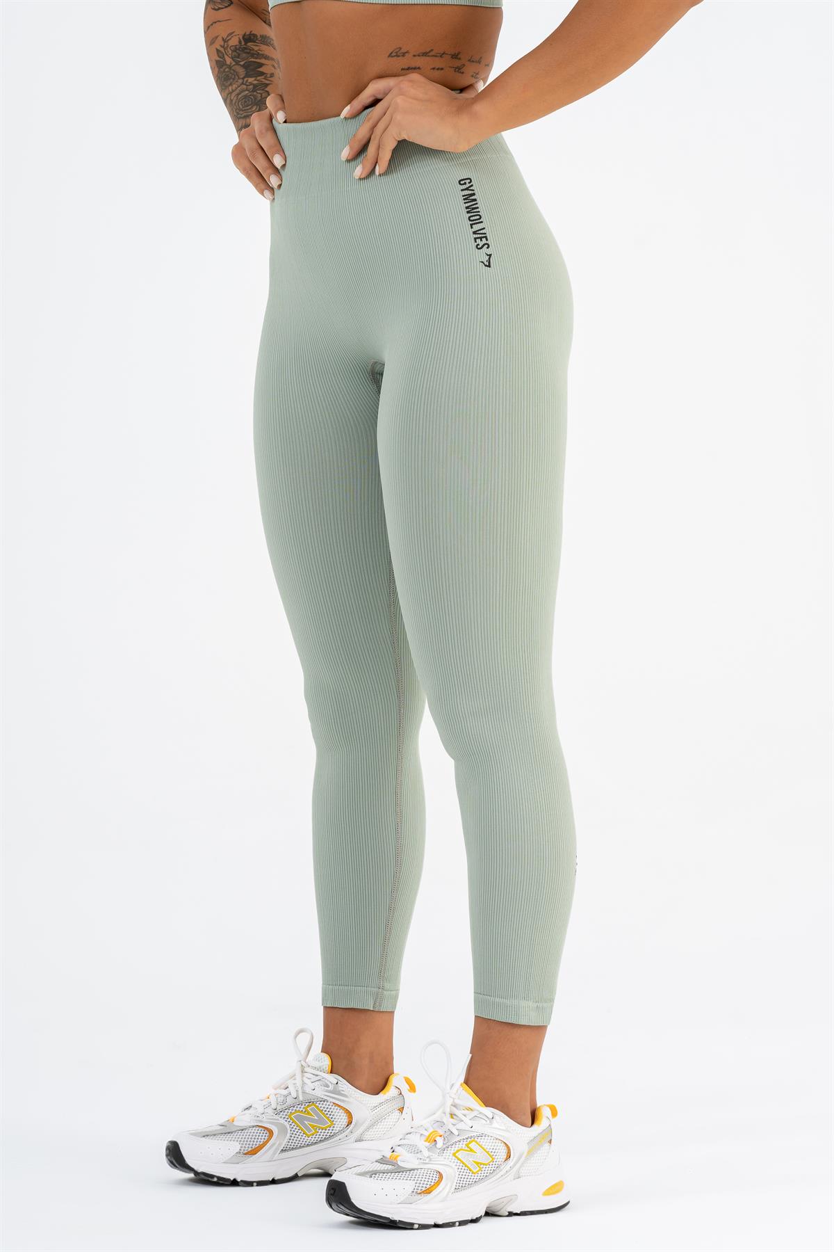 Copie de Gymwolves Seamless Sports Leggings | Seamless Leggings | Slim Fit - MINT - Shakeproteine