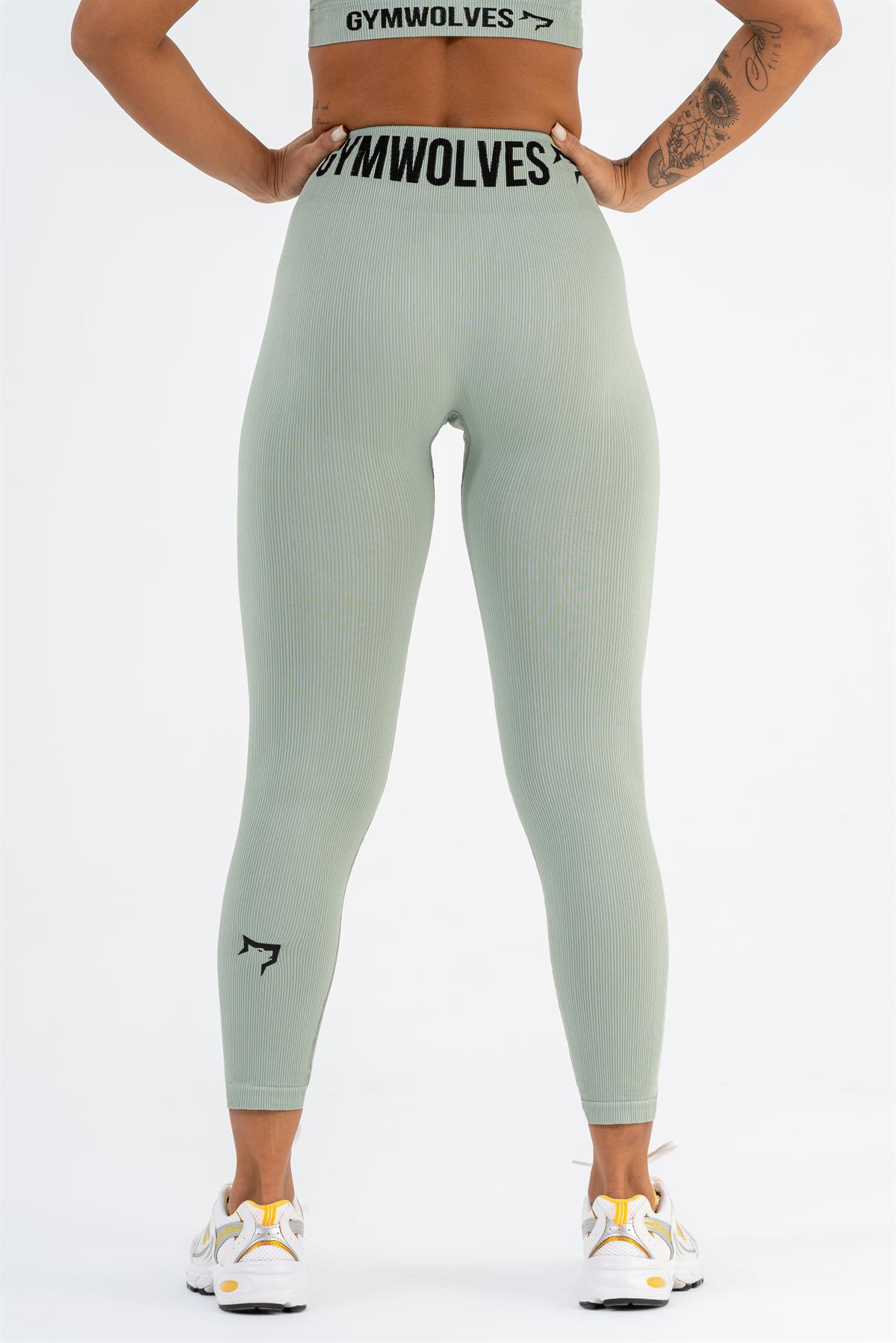 Copie de Gymwolves Seamless Sports Leggings | Seamless Leggings | Slim Fit - MINT - Shakeproteine