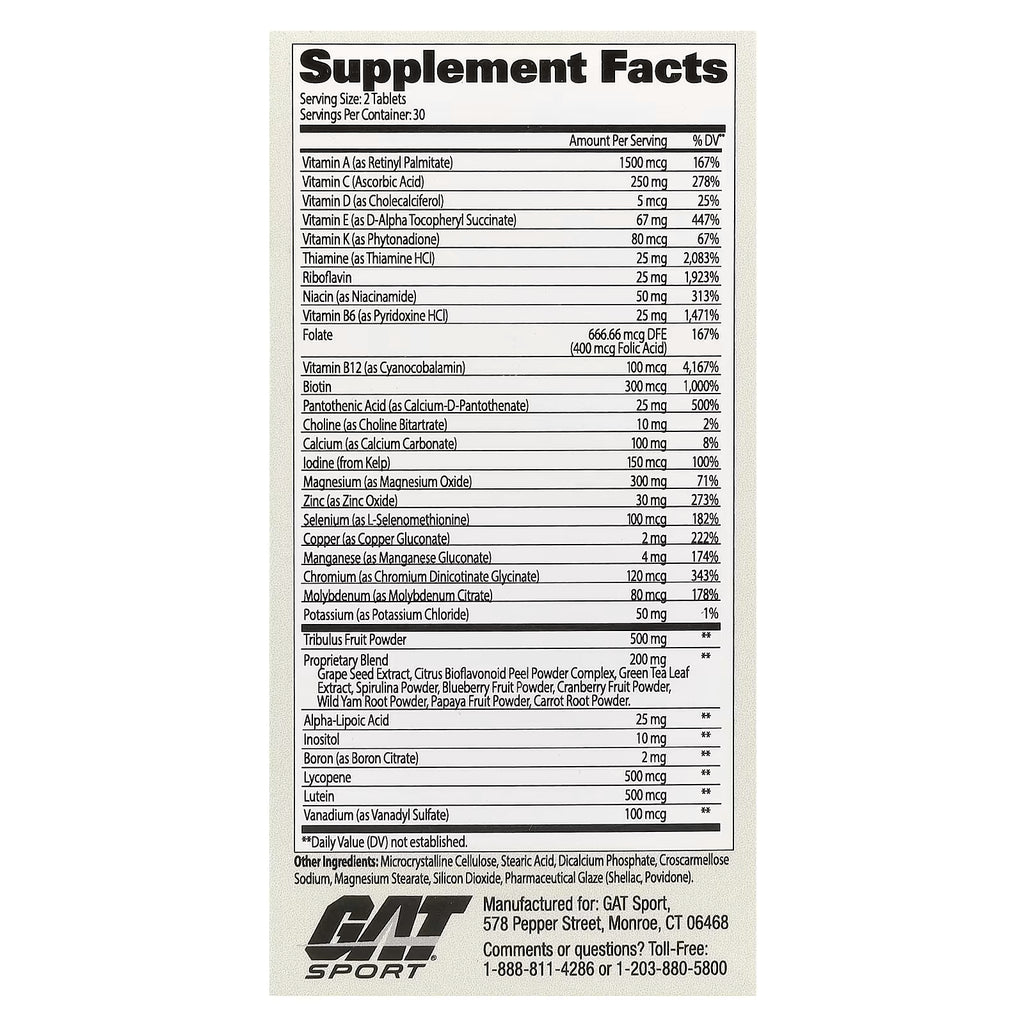 GAT SPORT MULTI + TEST 60 TAB