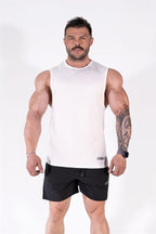 Gymwolves Men's Sleeveless T-Shirt | Men's Sports T-Shirt | Workout Tank Top | Never Give Up - Shakeproteine