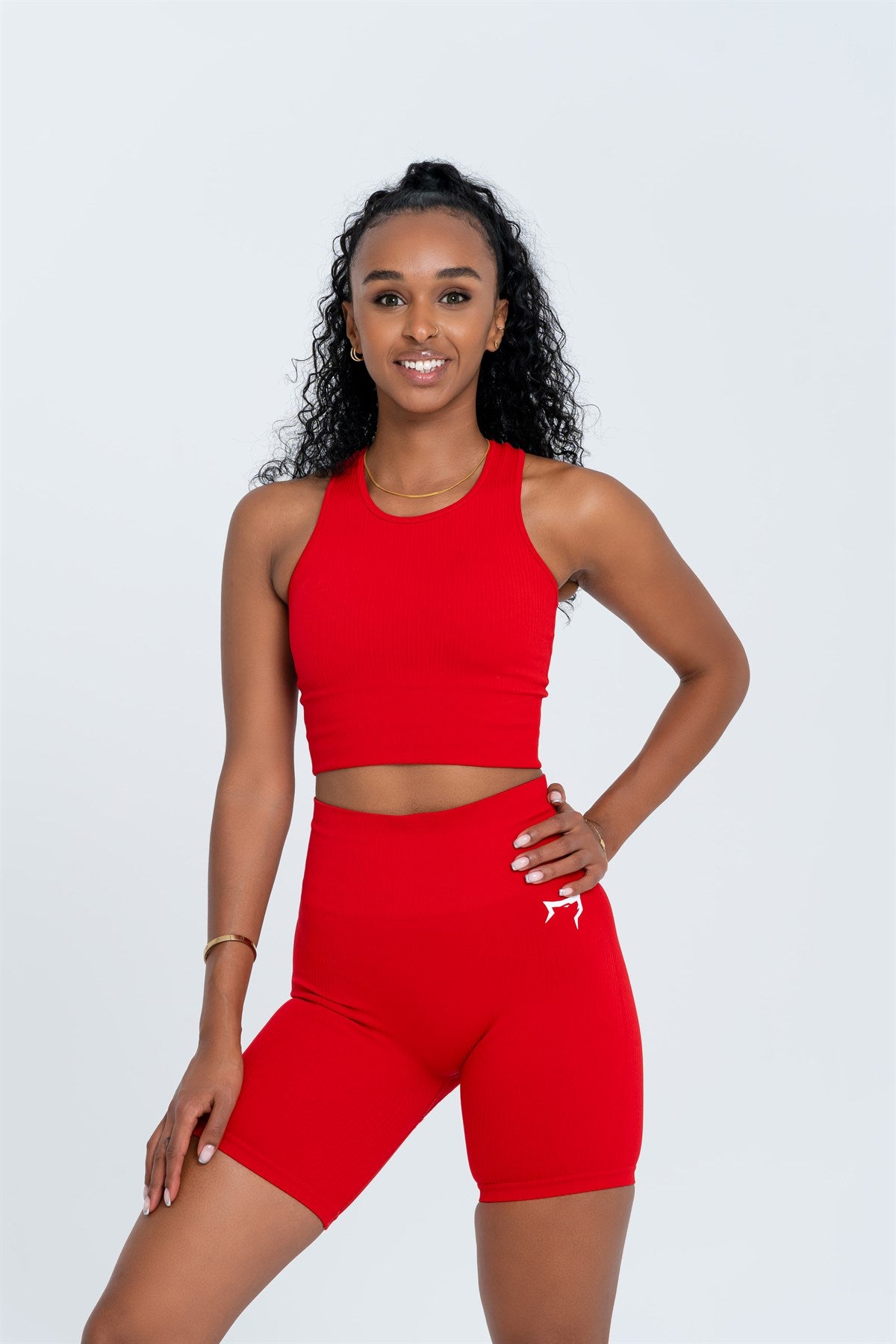 Gymwolves Women's Sports Shorts | Seamless Sports Shorts | Ribbed - Shakeproteine