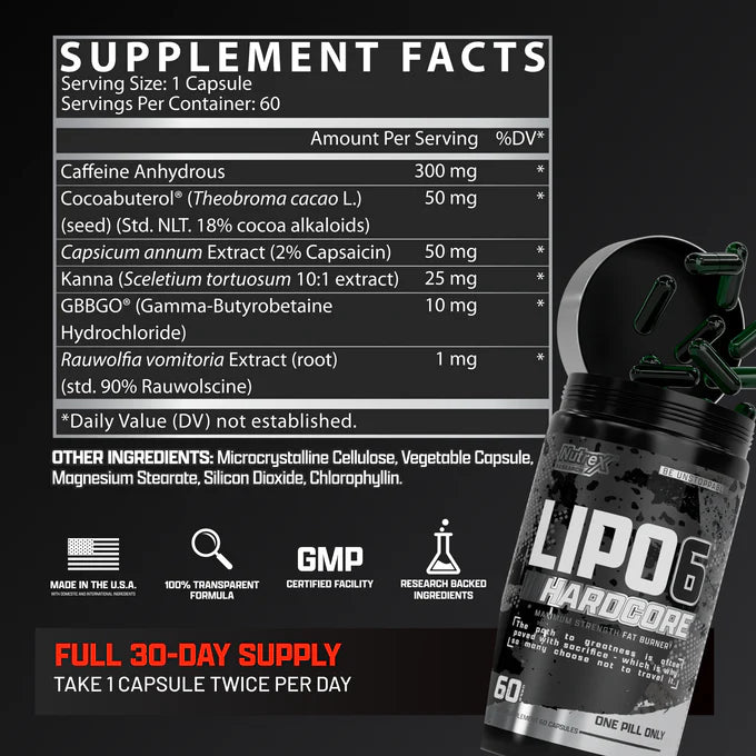 Lipo-6 BLACK - Shakeproteine