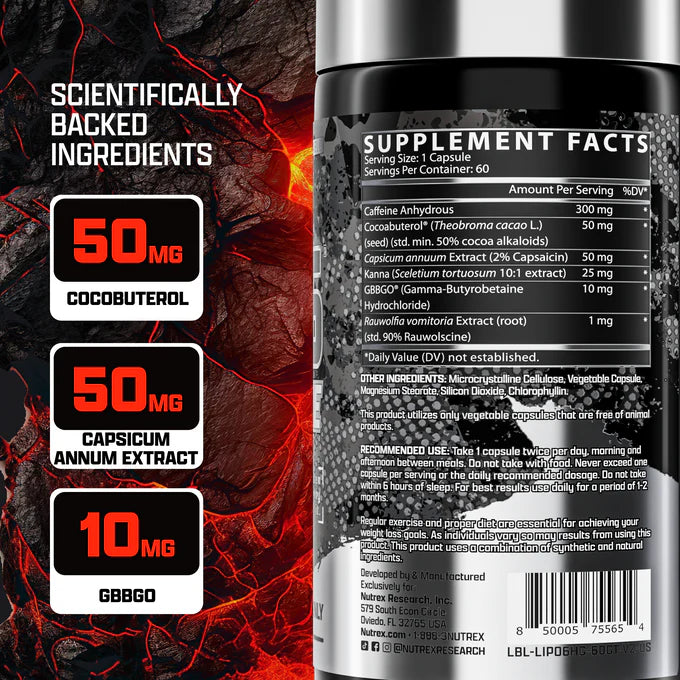 Lipo-6 BLACK - Shakeproteine