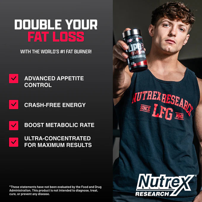 NUTREX – LIPO 6 BLACK ULTRA CONCENTRATE 60 CAPS - Shakeproteine