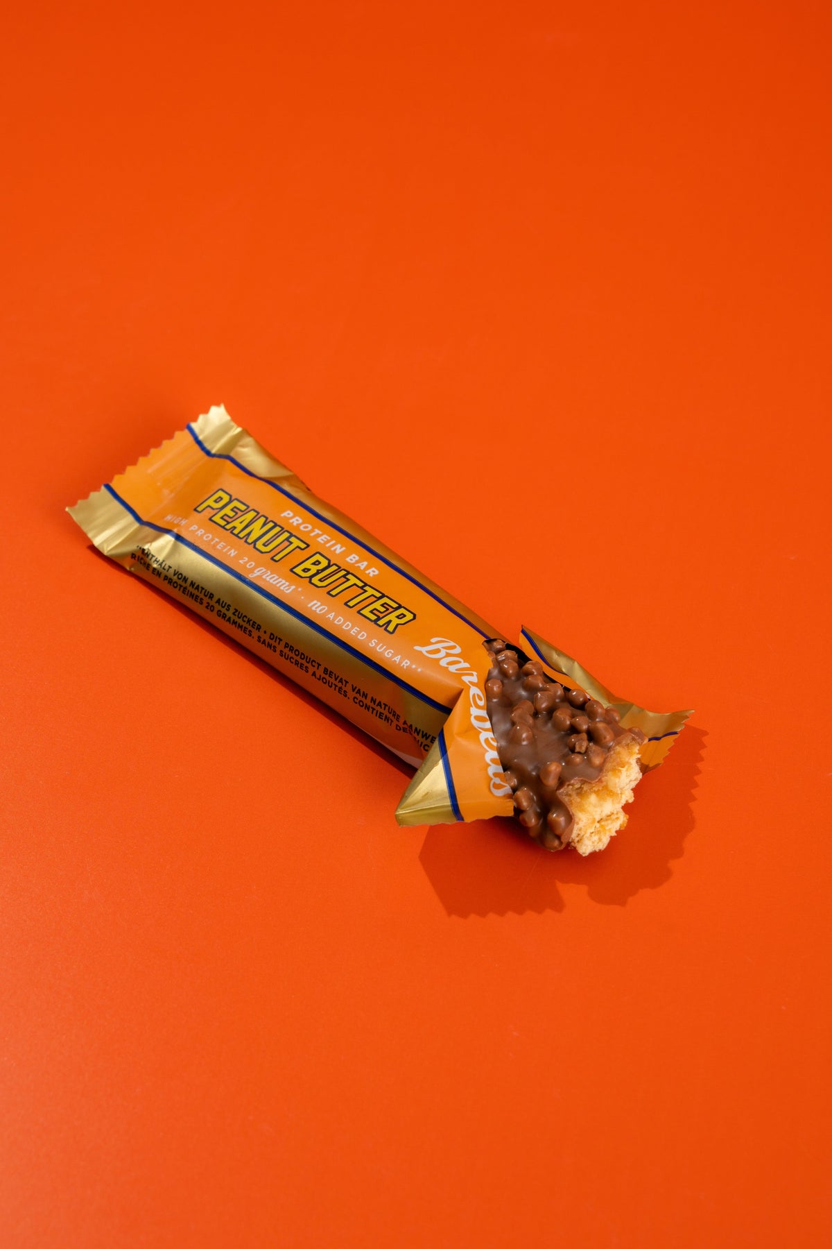 Barre protéinée Barebells Peanut Butter ouverte