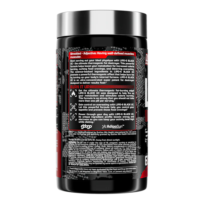 NUTREX – LIPO 6 BLACK ULTRA CONCENTRATE 60 CAPS - Shakeproteine