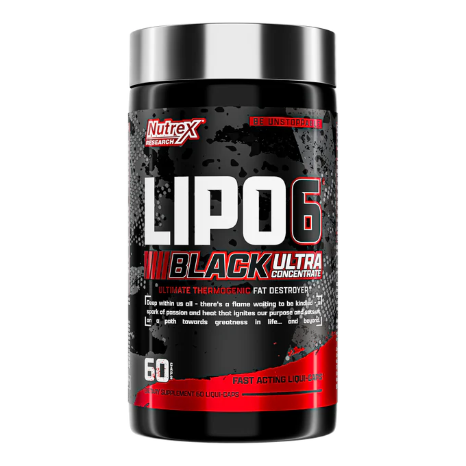NUTREX – LIPO 6 BLACK ULTRA CONCENTRATE 60 CAPS - Shakeproteine