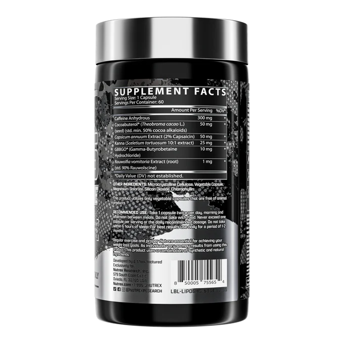 Lipo-6 BLACK - Shakeproteine