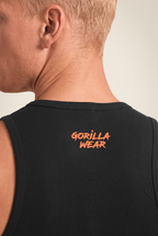Débardeur Gorilla Wear Monterey — logo orange dans le dos
