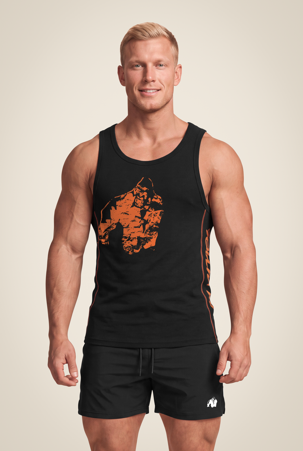 Débardeur Gorilla Wear Monterey Noir/Orange