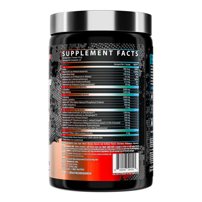 OUTLIFT BURN - NUTREX