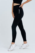Gymwolves Seamless Sports Leggings | Thick Ribbed - Noir - Shakeproteine