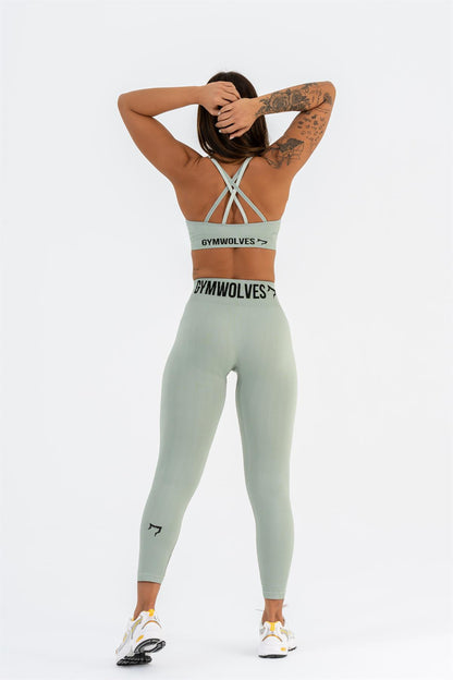 Seamless Sports Bra Gymwolves | Seamless Bra | MINT - Shakeproteine