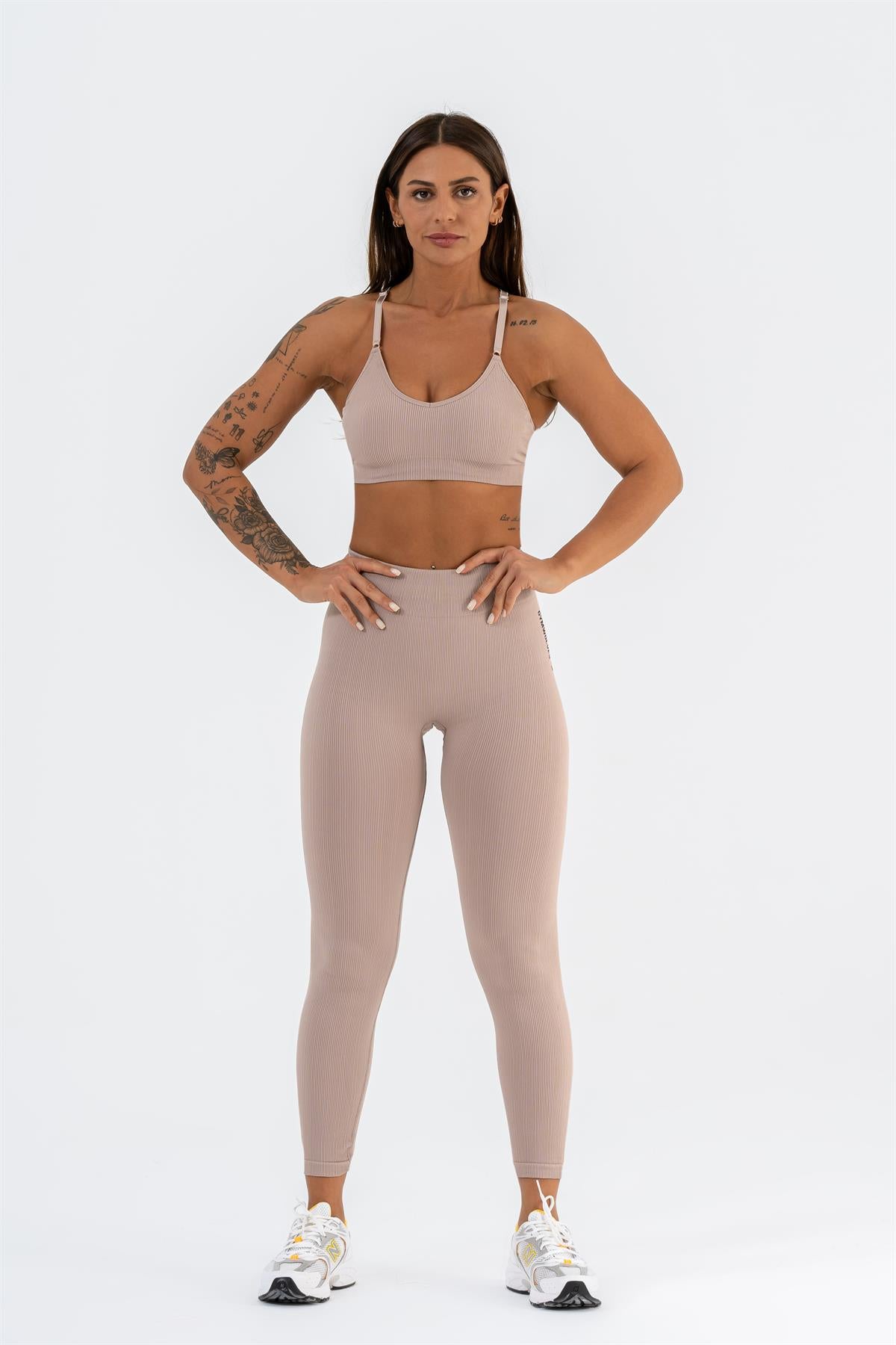 Seamless Sports Bra Gymwolves | Seamless Bra | Powder - Shakeproteine