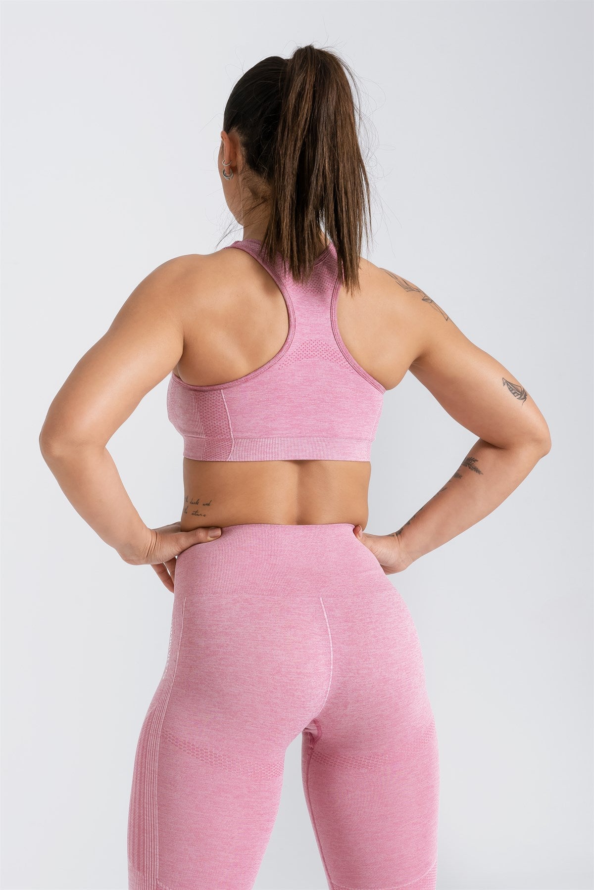 Soutien-gorge de sport sans couture Gymwolves | Série Energy | Doux Rose - Shakeproteine