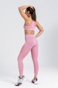 Gymwolves Women Seamles Sport Leggings | Energy Series | Rose - Shakeproteine