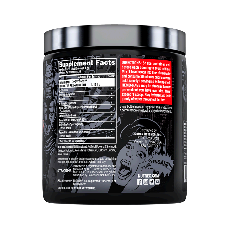 Hemo Rage First Label Hemo-Rage Unleashed – Shakeproteine