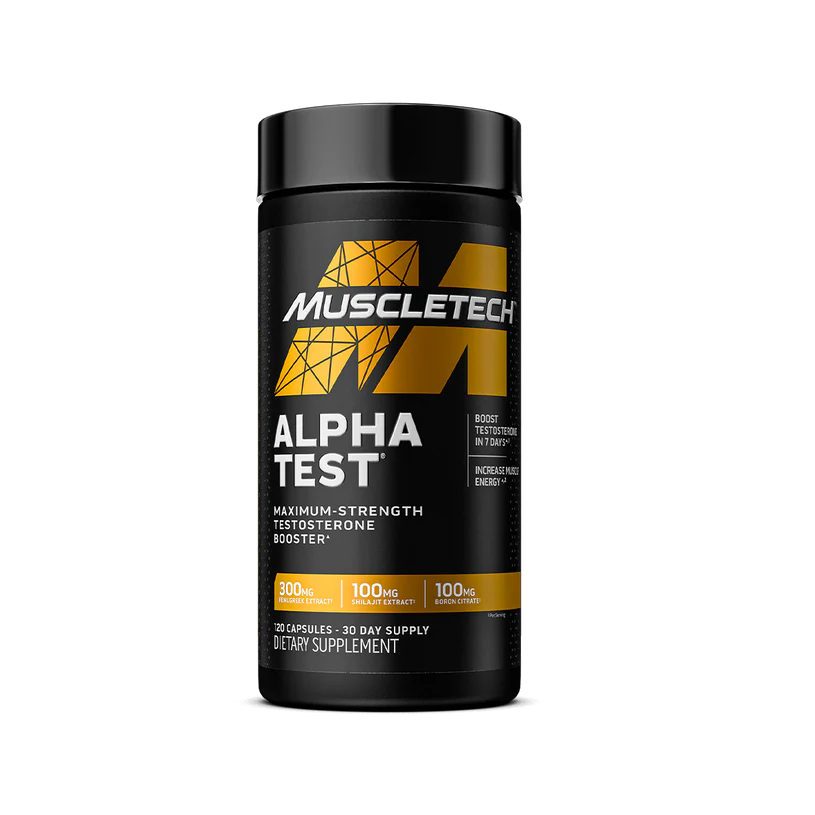 ALPHA TEST - 120 CAPSULES - MUSCLETECH - Shakeproteine