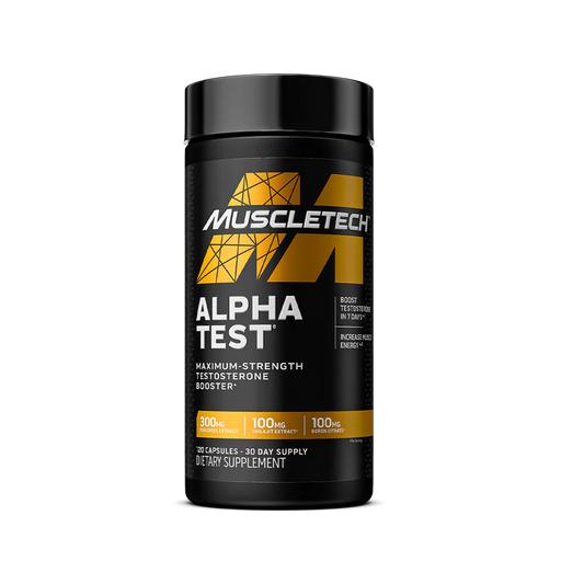 ALPHA TEST - 120 CAPSULES - MUSCLETECH