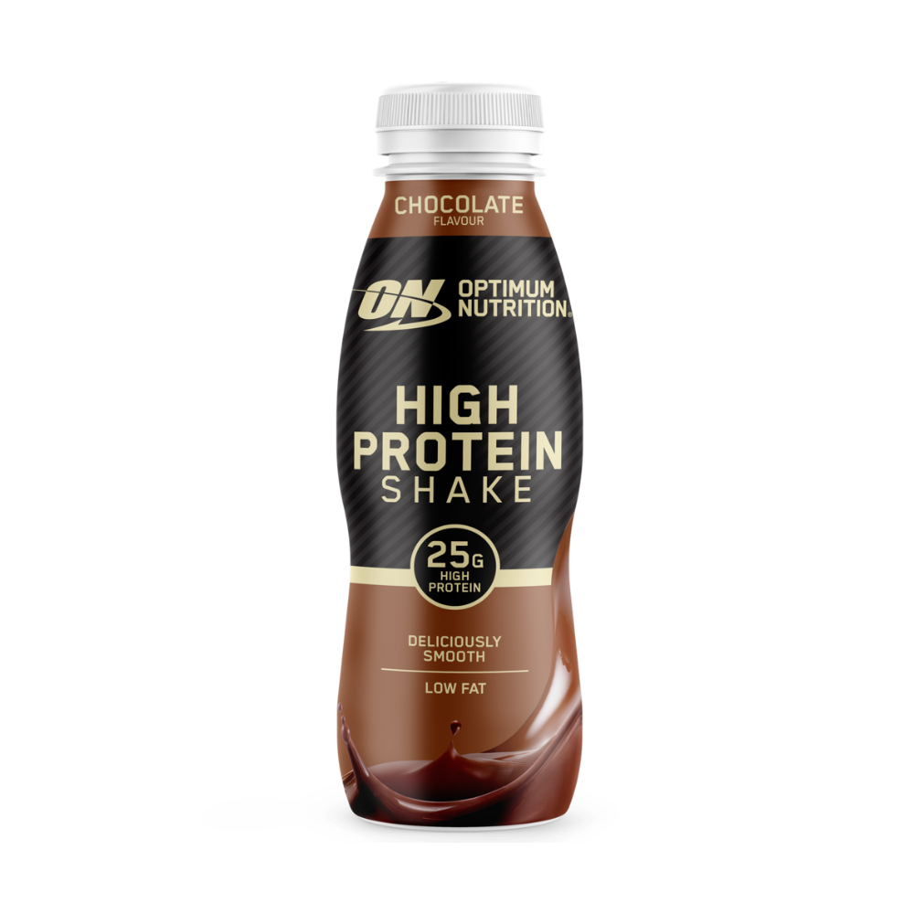 High Protein Shake Optimum Nutrition Chocolat, bouteille de 330 ml