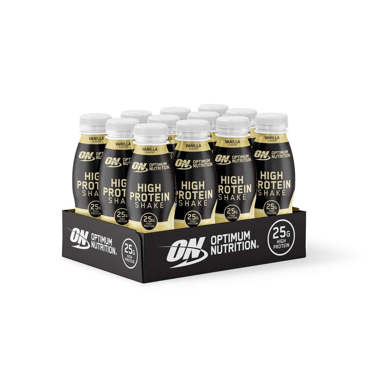 High Protein Shake Optimum Nutrition pack de 12 Vanille