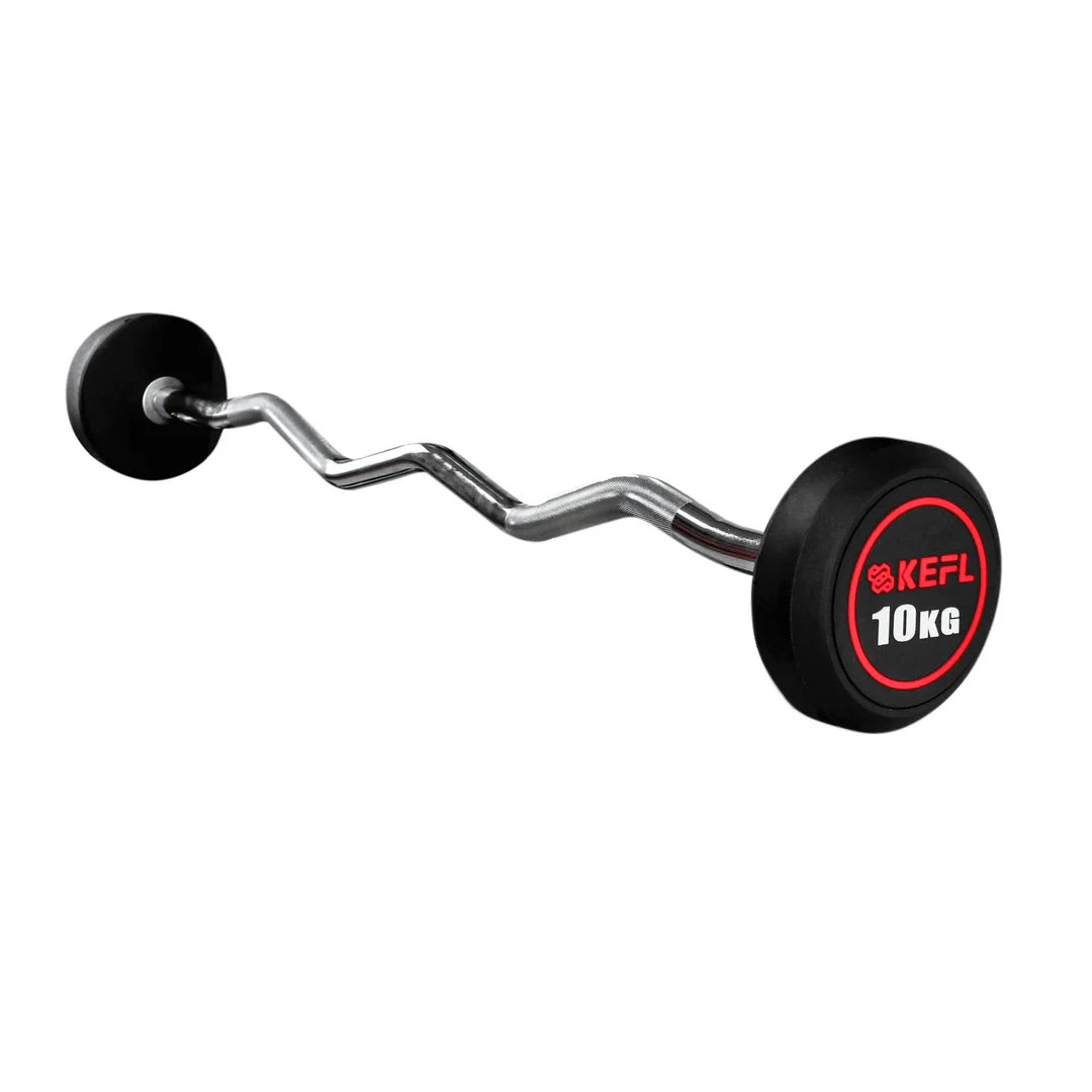 RUBBER BARBELL 10 KG