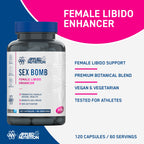 Sex Bomb For Her, complément pour la libido féminine aux plantes, vegan