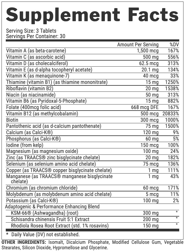 VITADAPT : Multivitamines - Shakeproteine