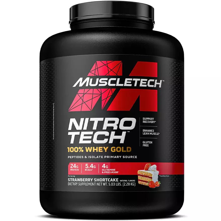 Nitro-Tech Whey Gold - fraise 2.28kg