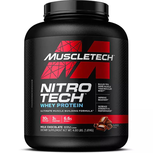 Nitro tech Whey protein - Muscletech saveur chocolat 